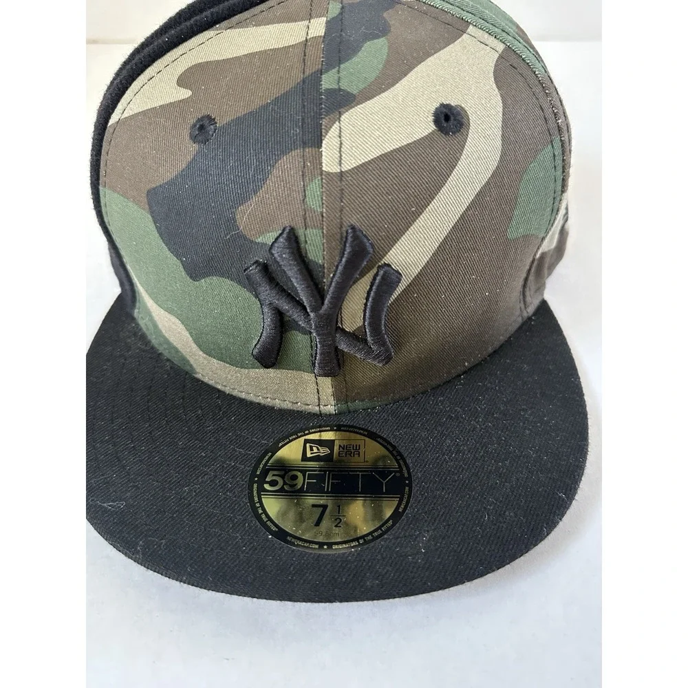 New York Yankees New Era 59 Fifty Camouflage Fitted Genuine Merchandise